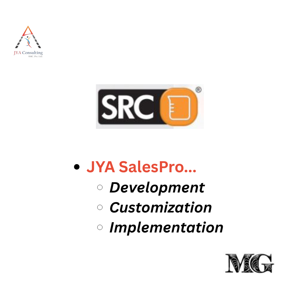 JYA SalesPro... development, Customization & Implementation.
