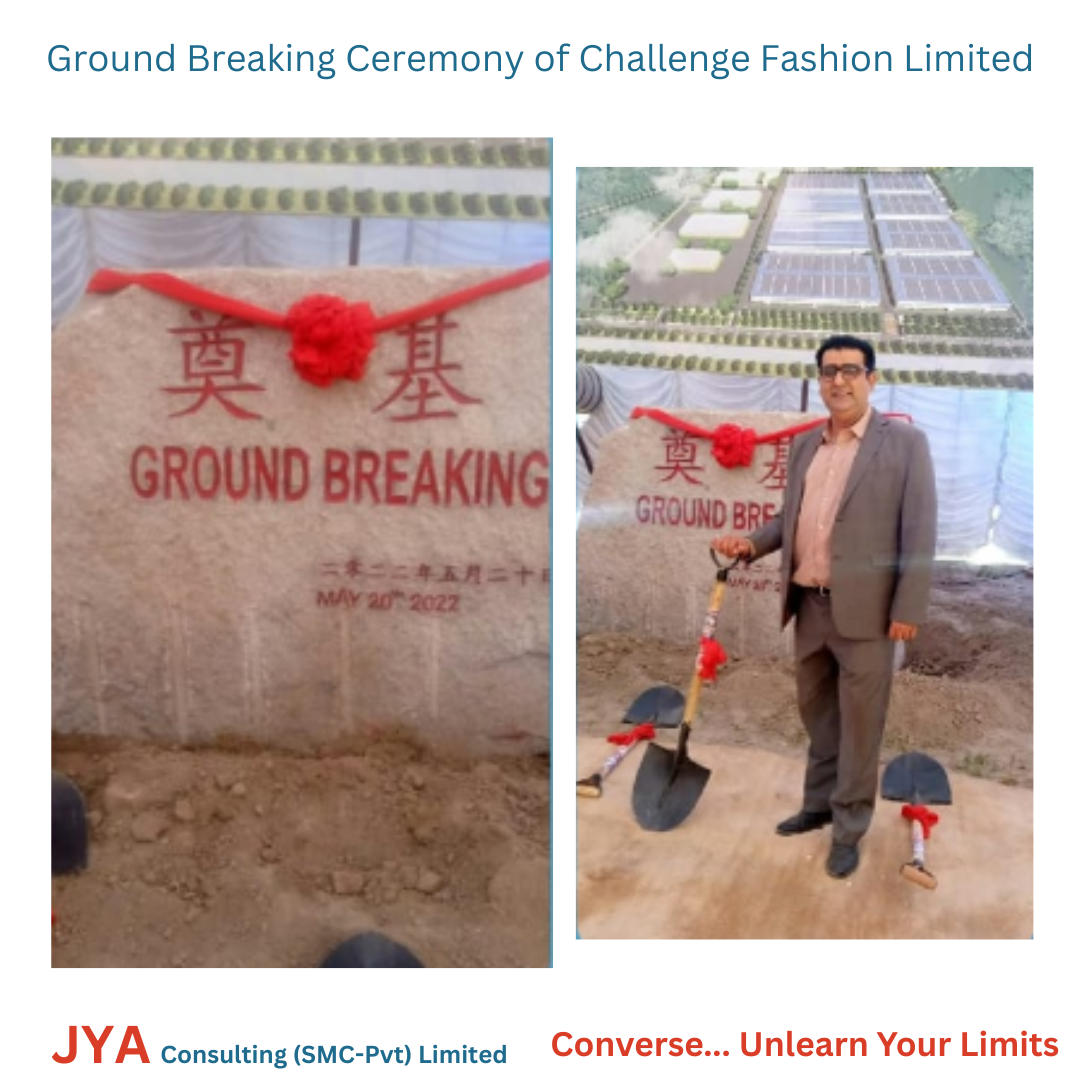 Ground Breaking Ceremony of Challenge Fashion Limited based in Lahore